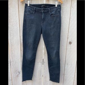 MOTHER black wash skinny jeans size 29